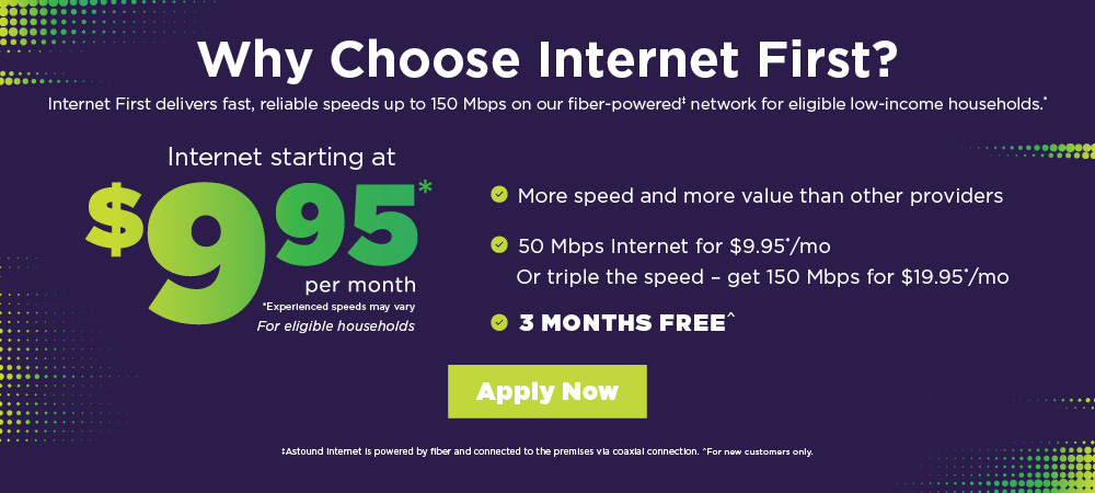 Why choose Internet First?